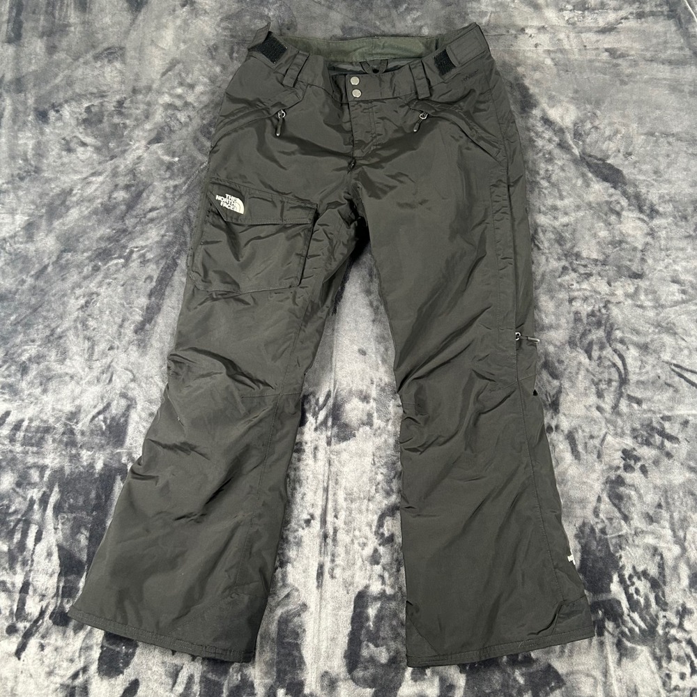 The North Face Snow Pants Womens Medium Black HyVent Insulated Cargo Ski